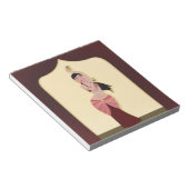 ベリーダンサー中東ダンサー ノートパッド (アングル)