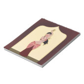 ベリーダンサー中東ダンサー ノートパッド (回転)