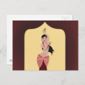 ベリーダンサー中東ダンサー ポストカード (正面/裏面)