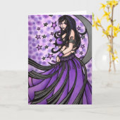 ベリーダンサー誕生日カード カード (黄色い花)