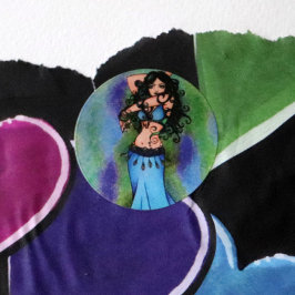 ベリーダンサー ラウンドシール