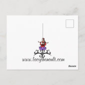 ベリーダンサー 感謝カード ポストカード (裏面)