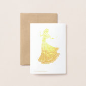 ベリーダンサー 箔カード (裏面封筒付き)