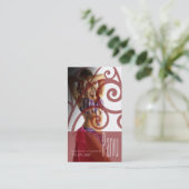 ベリーダンサーII、Bollywoodのヒンディーのファッション 名刺 (スタンド正面)