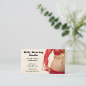 ベリーダンスの名刺 名刺 (スタンド正面)