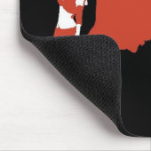 ベリーダンスの花型女性歌手 マウスパッド (コーナー)