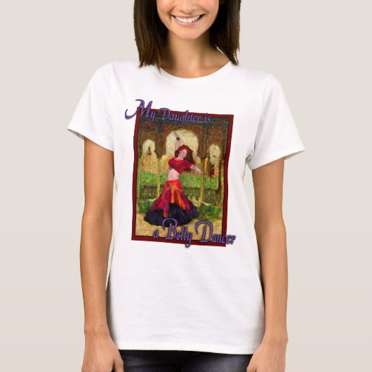 ベリーダンスのTシャツ-娘 Tシャツ (正面)