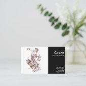 ベリーダンスインストラクター名刺 名刺 (スタンド正面)