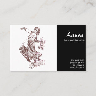 ベリーダンスインストラクター名刺 名刺