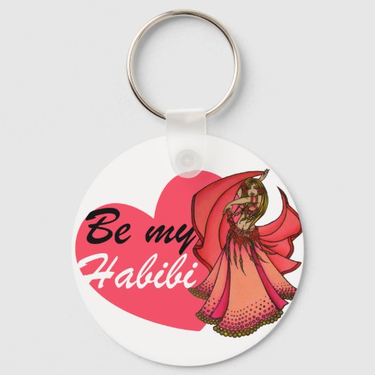 ベリーダンスハビビのキーチェーン キーホルダー (正面)