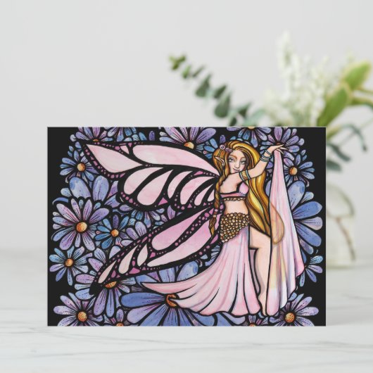 ベリーダンスフェアリーアートベリー踊り妖精 招待状 (スタンド正面)