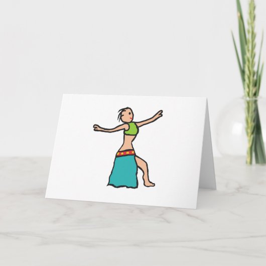 ベリーダンス カード (正面)