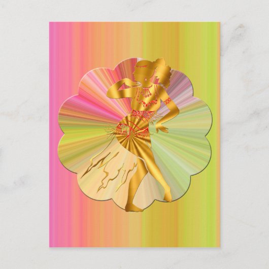 ベリーダンス ポストカード (正面)