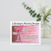 ベリーチョコレートフラッペマティーニのレシピ ポストカード (スタンド正面)