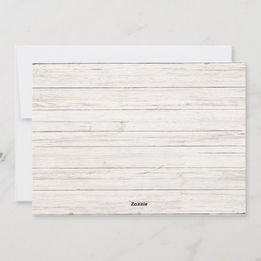 ベリーツイグブルーウッドフォトコラージュ メリークリスマス シーズンカード (裏面)