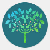 ベリーツリーデザイン ラウンドシール (正面)