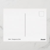 ベリーニ：キリストの変容 箔シーズンポストカード (裏面)