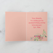 ベリーハッピーストロベリー誕生日 カード (内部)