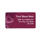 ベリーハート ラベル (正面)