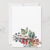 ベリーバブリーブライダルブランチ 招待状 (裏面)