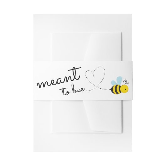 ベリーバンドのかわいい黄色 招待状ベリーバンド (正面例)