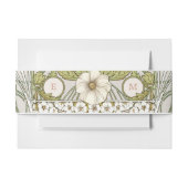 ベリーバンドアールヌーボーミュシャモノグラムイニシャル 招待状ベリーバンド (正面例)