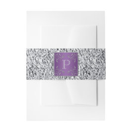 ベリーバンド |パープルシルバーグレーフローラ |ホイフェイクル 招待状ベリーバンド