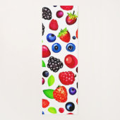 ベリーバースト:フルーティパターン ヨガマット (裏面)