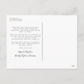 ベリーパインズゴールドフォイルフォトクリスマス シーズンポストカード (裏面)