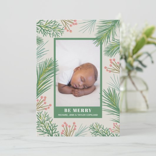 ベリーパインズ休日の写真誕生日のお知らせ シーズンカード (スタンド正面)