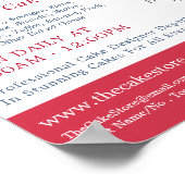 ベリーパイ、カカリー、ケーキストア広告ズ ポスター (角)