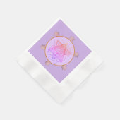 ベリーパソバーマーゲンデビッドスター紙 縁ありカクテルナプキン (角)