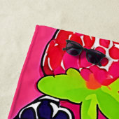 ベリーパッチ：甘いデザイン ビーチタオル (インサイチュ)