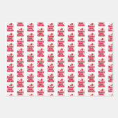 ベリービッグシスター – かわいいストロベリーパン ラッピングペーパーシート (正面2)