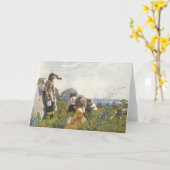 ベリーピッカー | ウィンズローホーマー カード (黄色い花)