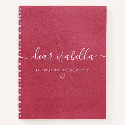 ベリーピンクの娘エレガントのメ親愛モリ ノートブック (正面)