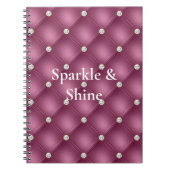 ベリーピンクダイヤモンドタフツクリスマス ノートブック (正面)