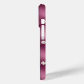 ベリーピンクダイヤモンドタフツクリスマス Case-Mate iPhoneケース (裏面 / 左)