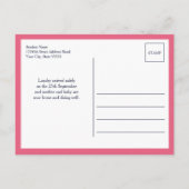 ベリーピンクハローワールドフォト誕生Stat 案内ポストカード (裏面)