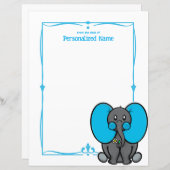 ベリーファントブルーインライン紙シート (正面/裏面)