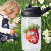 ベリーファーストかわいいイチゴ1st誕生日パーティー ウォーターボトル