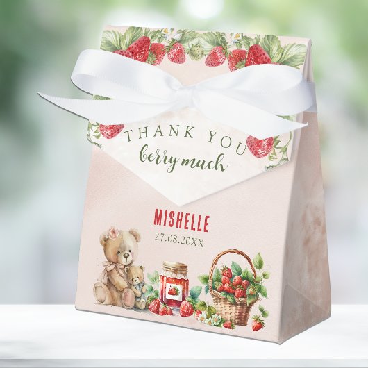 ベリーファーストストロベリーアンドベア誕生日 フェイバーボックス