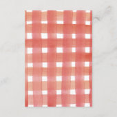 ベリーファーストストロベリーガールファースト誕生日パーティー サンキューカード (裏面)