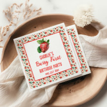 ベリーファーストストロベリーガール1st誕生日パーティー