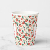ベリーファーストストロベリーガール1st誕生日パーティー 紙コップ (右)