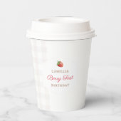 ベリーファーストストロベリージンガム誕生日パーティー 紙コップ (裏面)