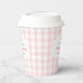 ベリーファーストストロベリーピンクジンガム誕生日パーティー 紙コップ (左)