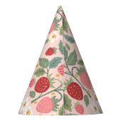 ベリーファーストストロベリーブーケ誕生日 パーティーハット (裏面)