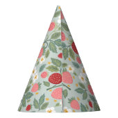 ベリーファーストストロベリーブーケ誕生日 パーティーハット (裏面)