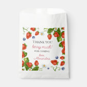 ベリーファーストストロベリー1stバースデーパーティーのお気に入り フェイバーバッグ (正面)